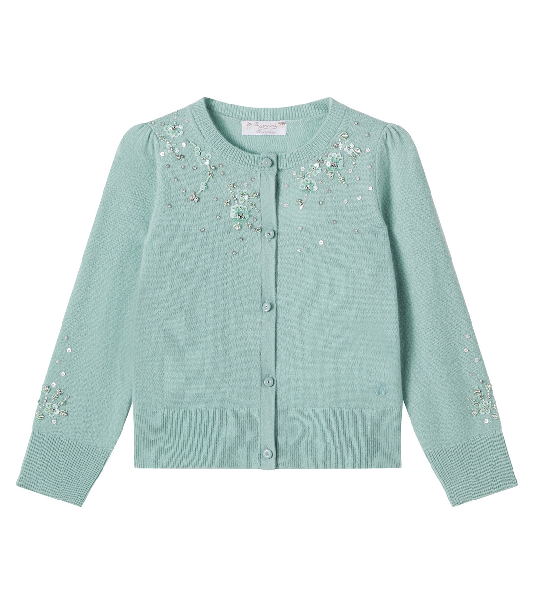 Cardigan Louella en cachemire à ornements | Bonpoint