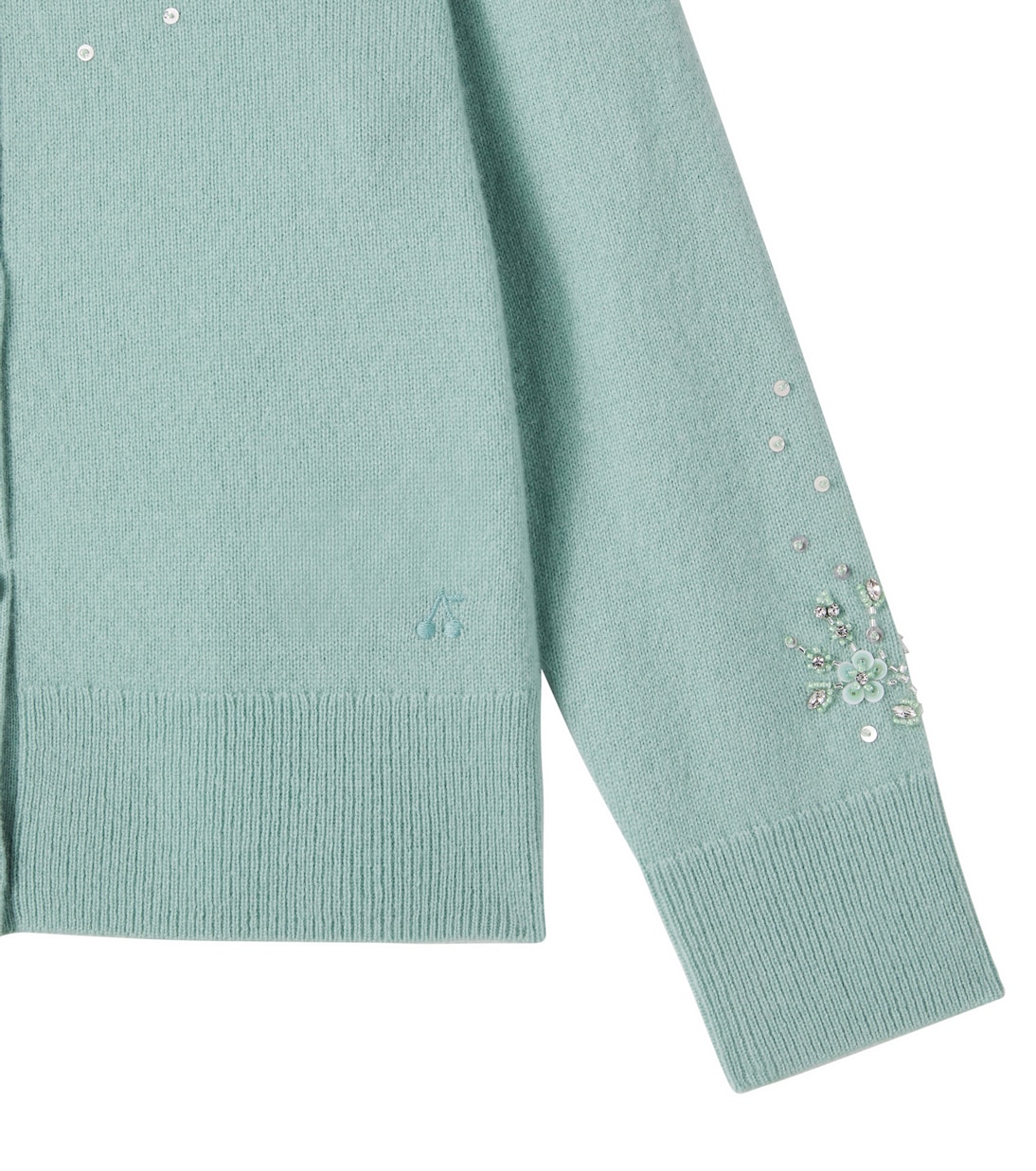 Cardigan Louella en cachemire à ornements | Bonpoint