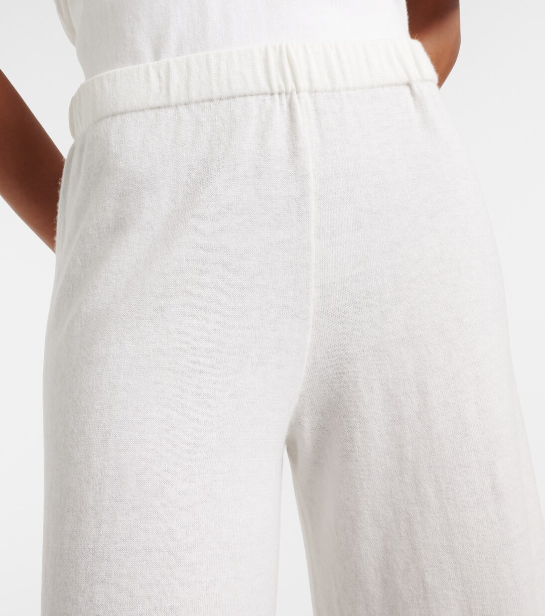 Pantalon ample Aina en coton et cachemire | Lisa Yang