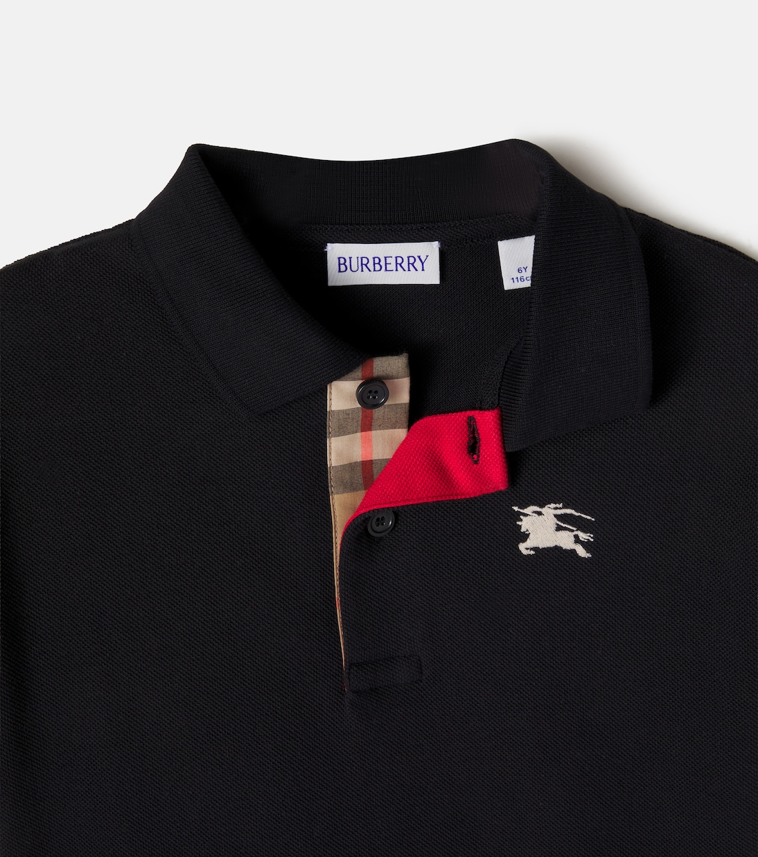 Polo EKD en coton | Burberry Kids