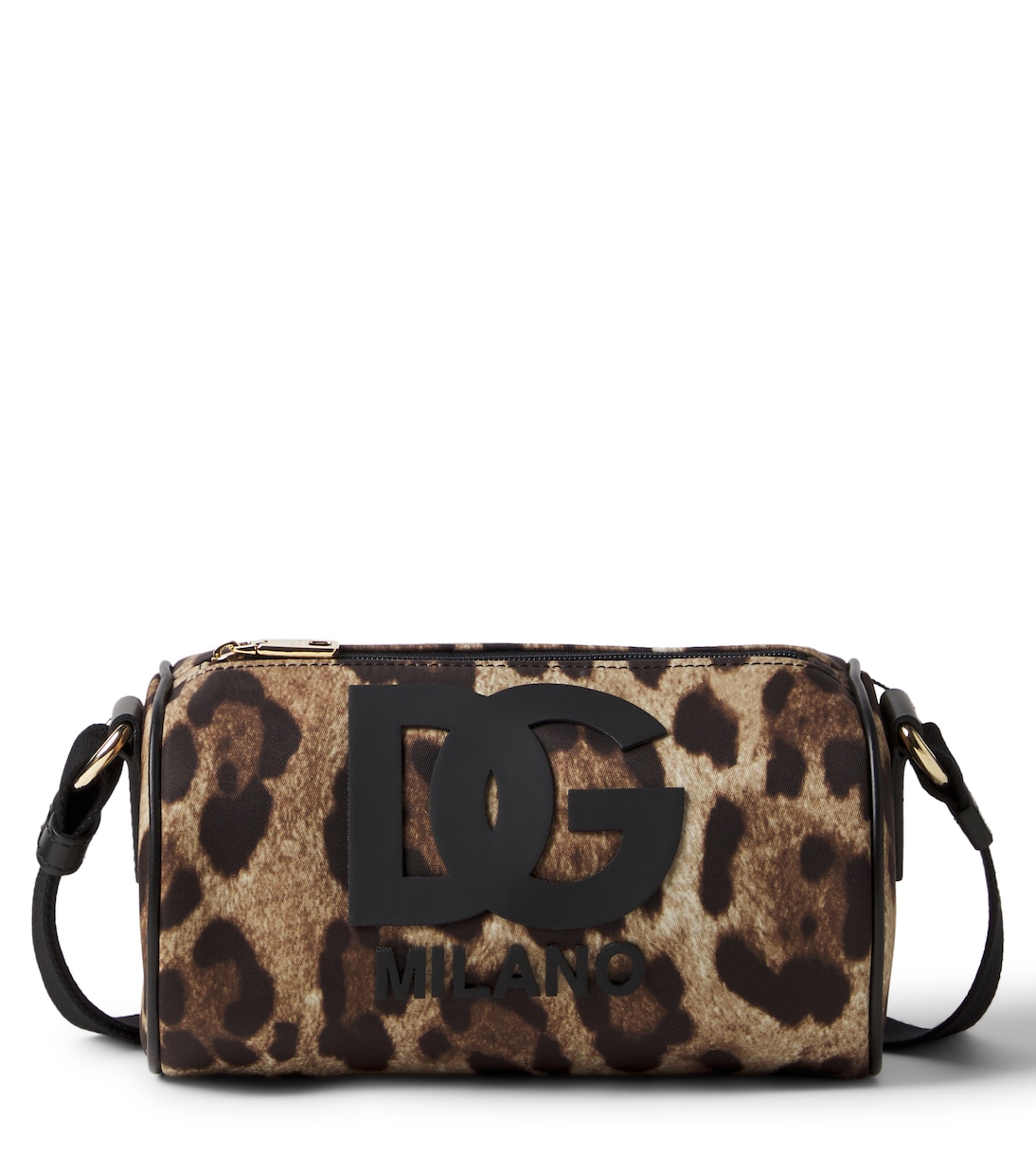 DG leopard-print canvas crossbody bag | Dolce&Gabbana Kids