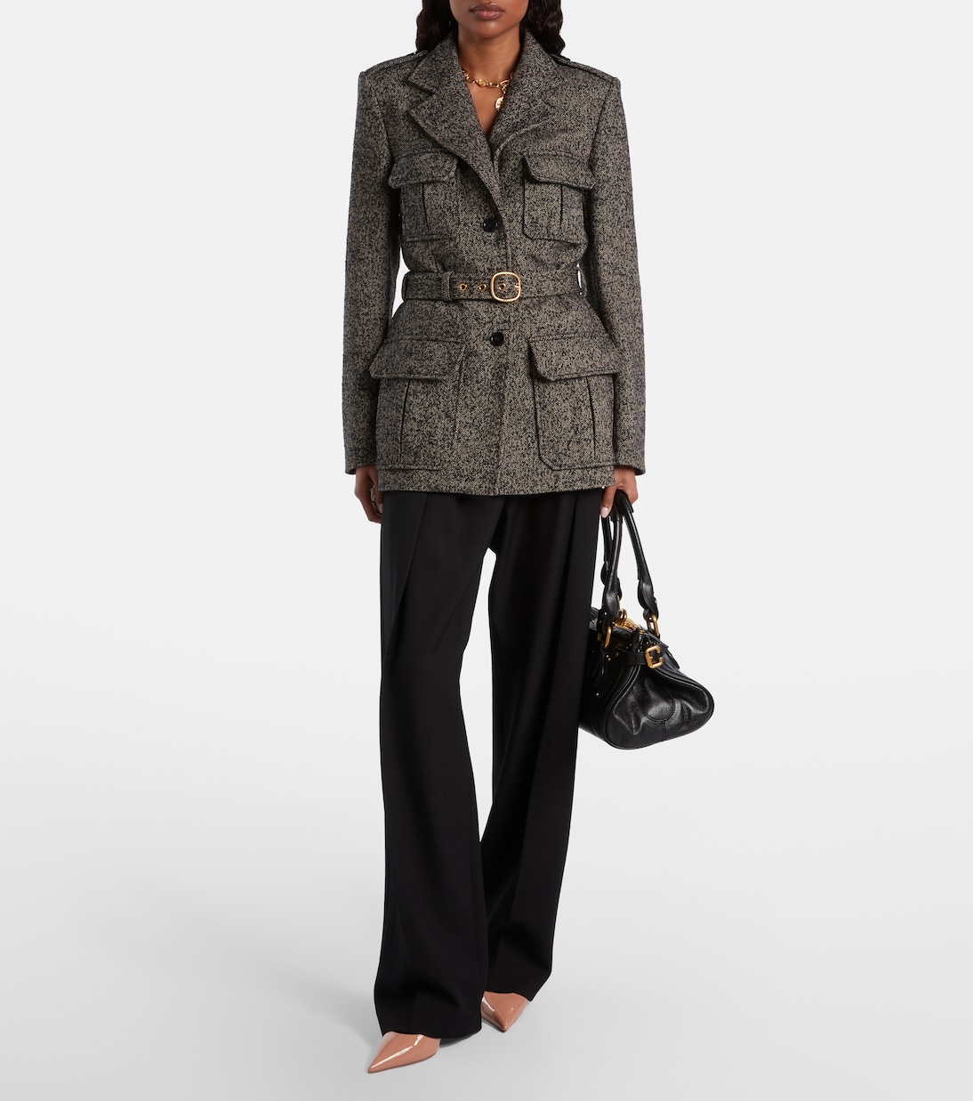 Pumps slingback Miss Z 60 in vernice | Christian Louboutin