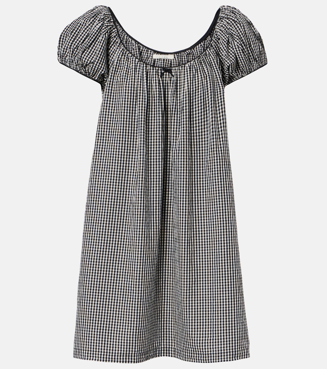 Vestido corto Julia de popelín de algodón | Dôen