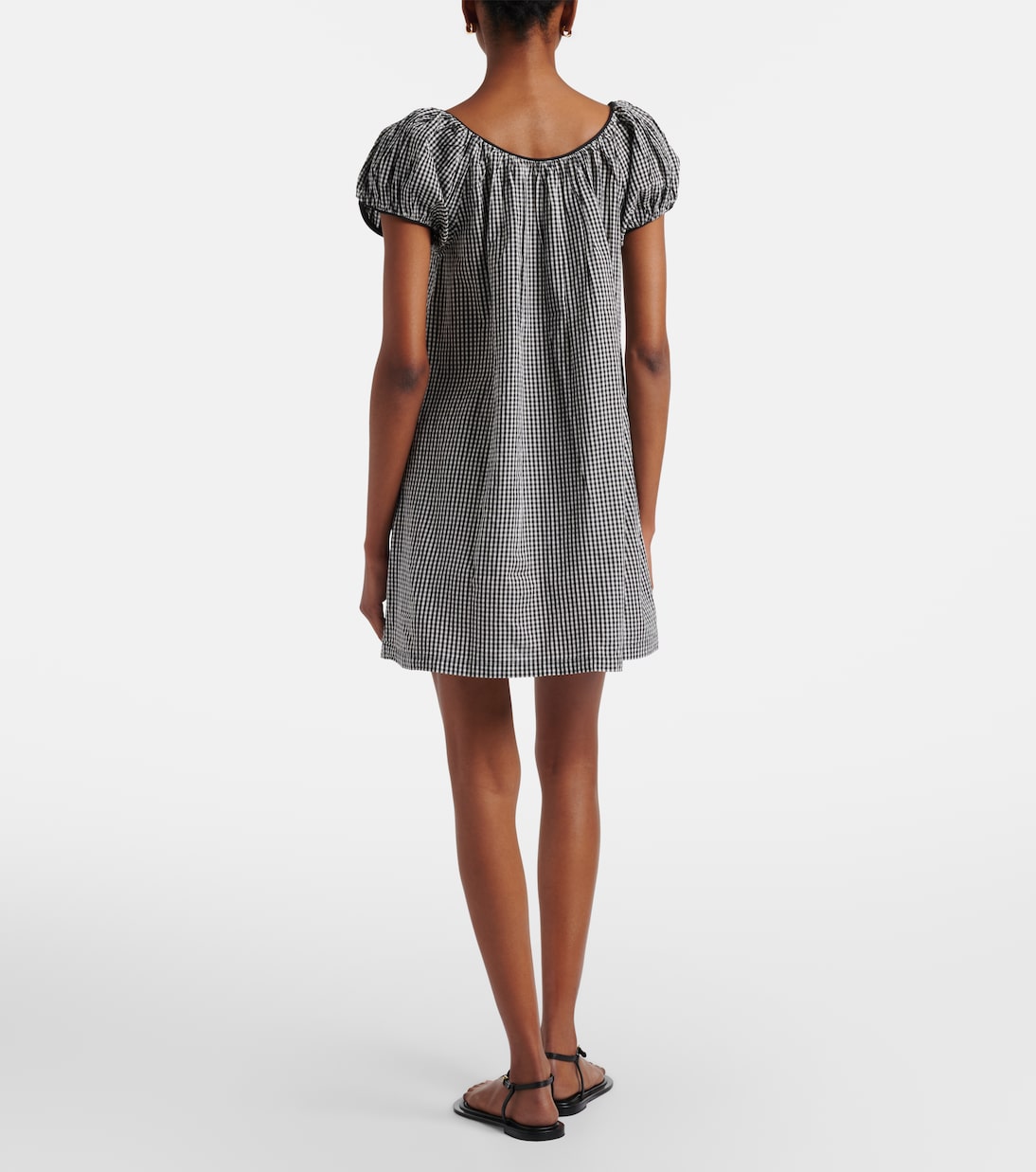 Vestido corto Julia de popelín de algodón | Dôen