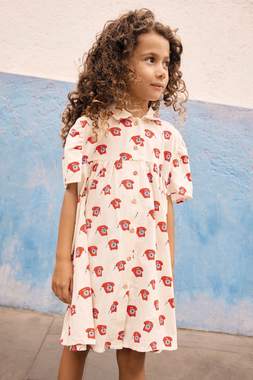 Kleid aus Baumwolle | Bonton