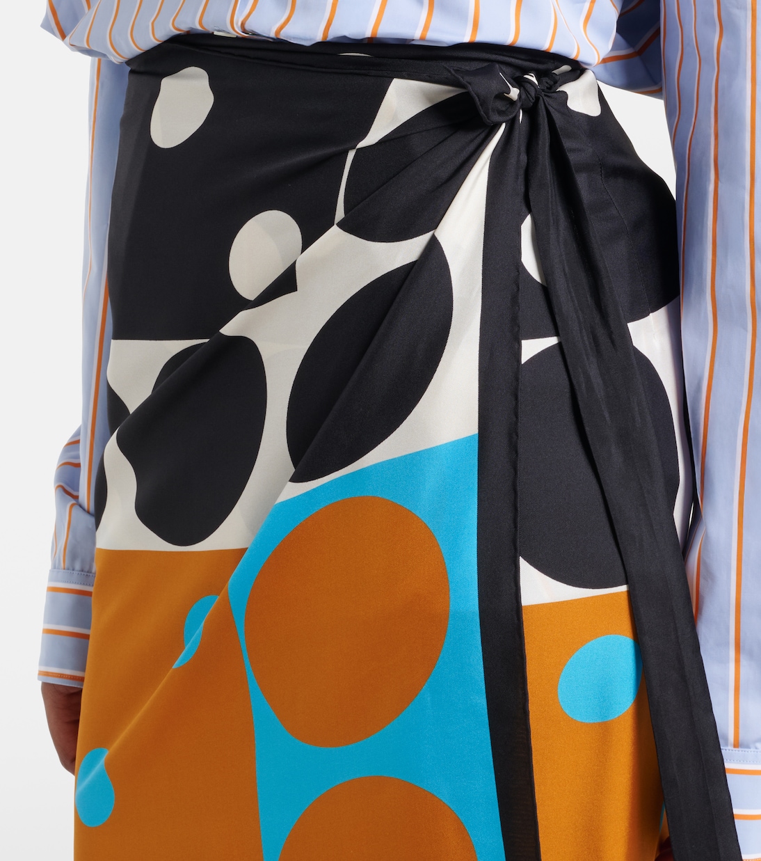 Wickelrock aus Seide | Dries Van Noten