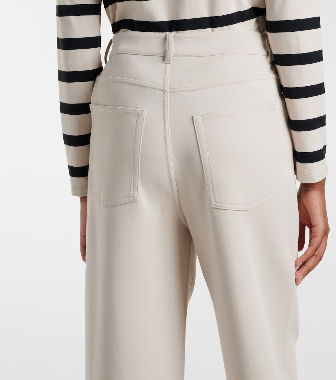 Brioso cotton-blend wide-leg pants | 'S Max Mara