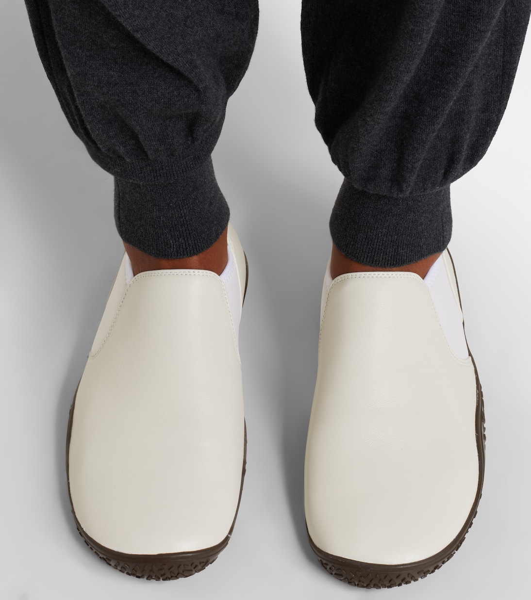 Glove leather slip-on sneakers | Lemaire