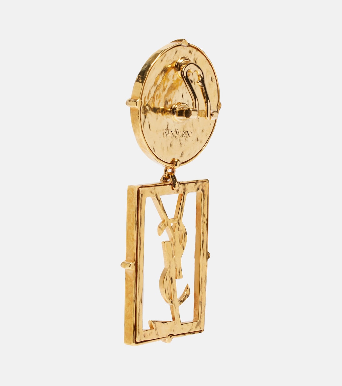 Cassandre clip-on earrings | Saint Laurent