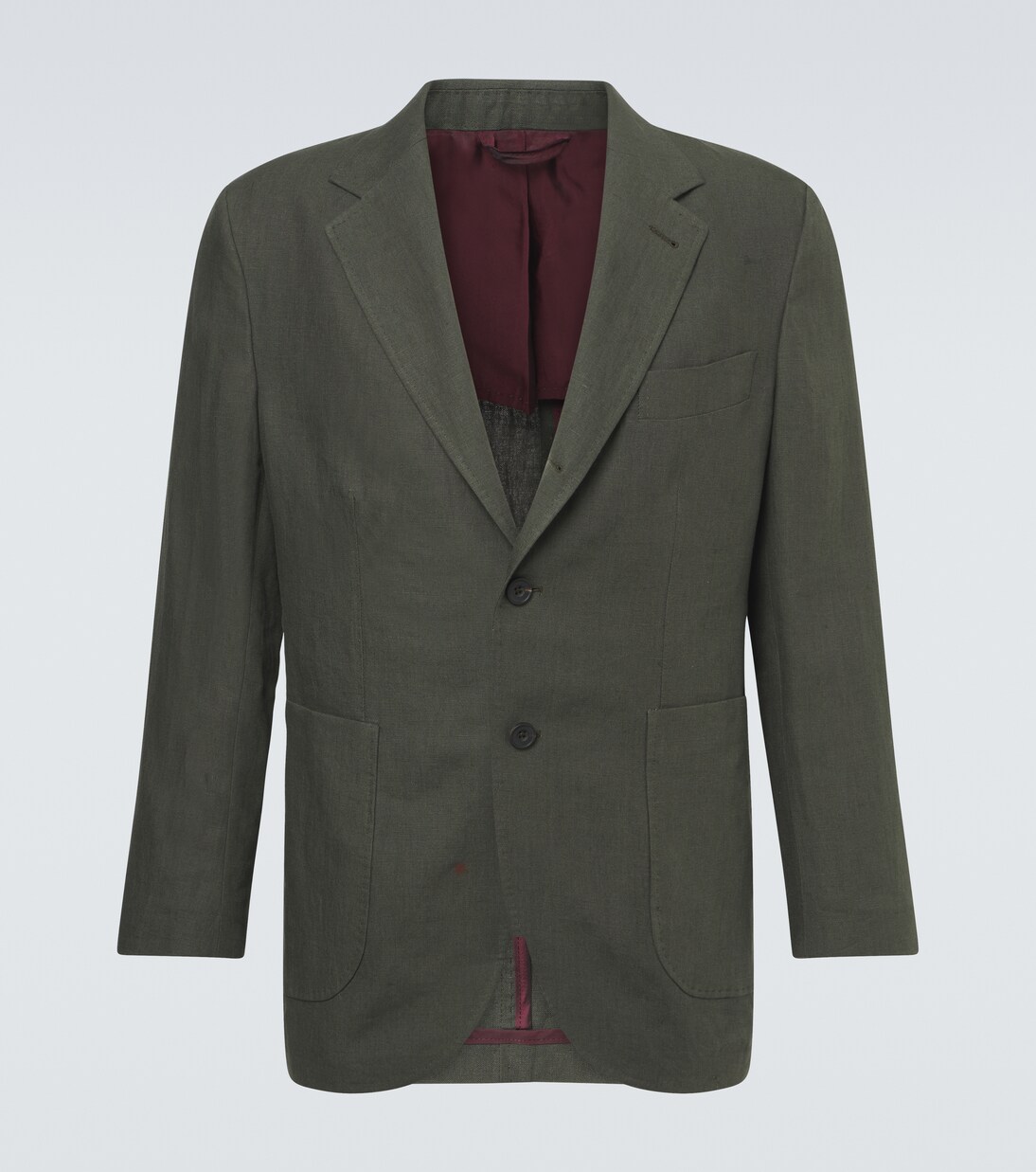 Single-breasted linen blazer | Rubinacci