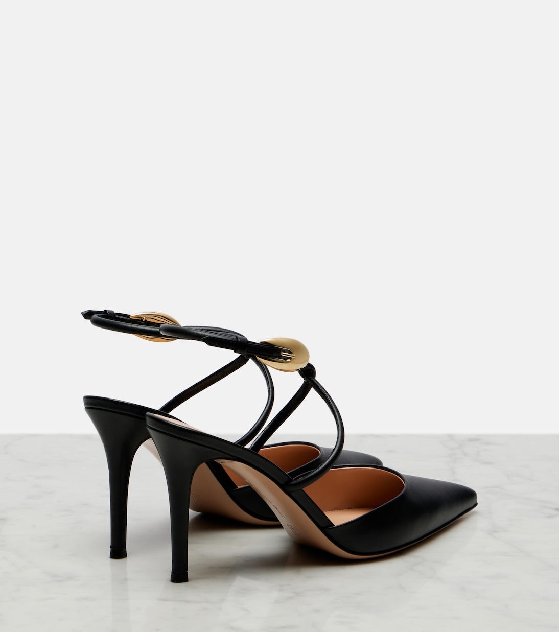 Leather slingback pumps | Gianvito Rossi