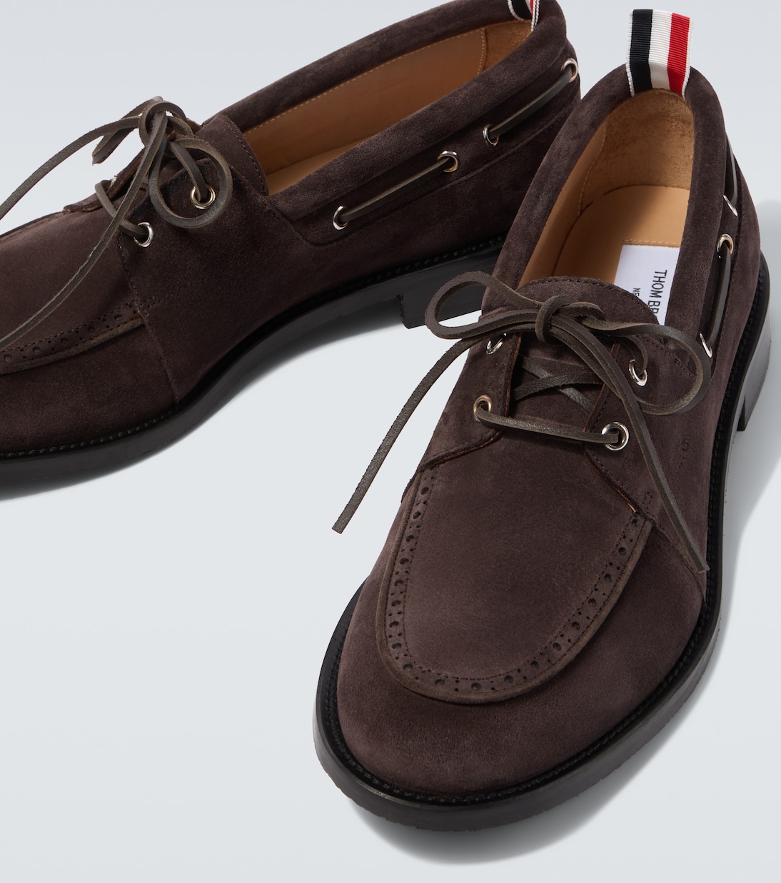 Suede boat shoes | Thom Browne
