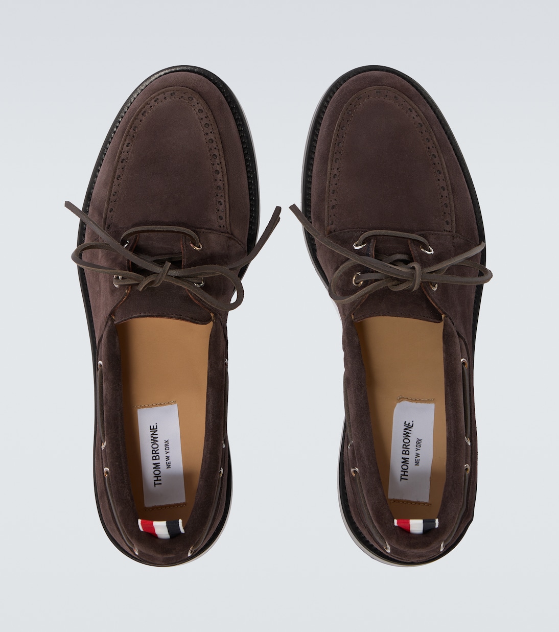 Suede boat shoes | Thom Browne