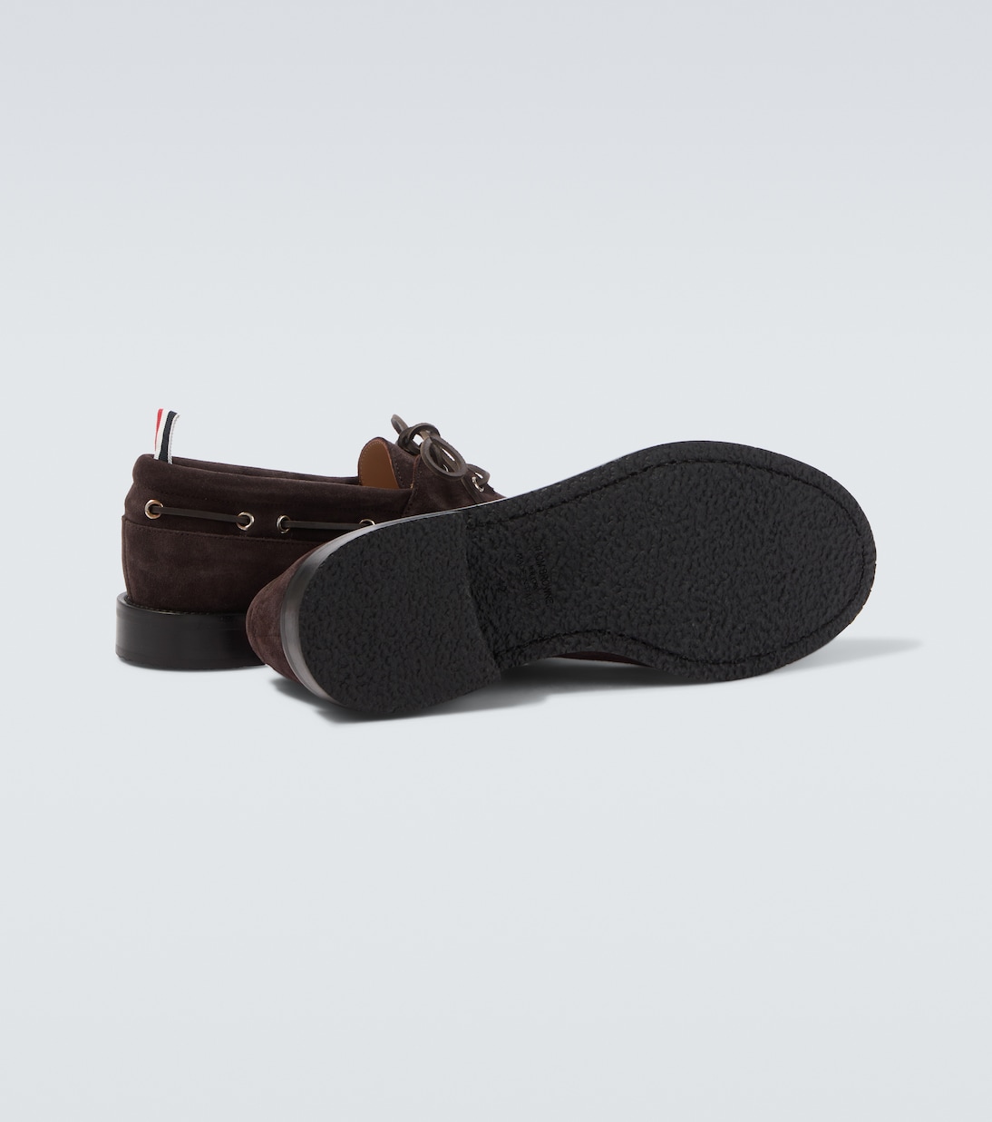 Suede boat shoes | Thom Browne