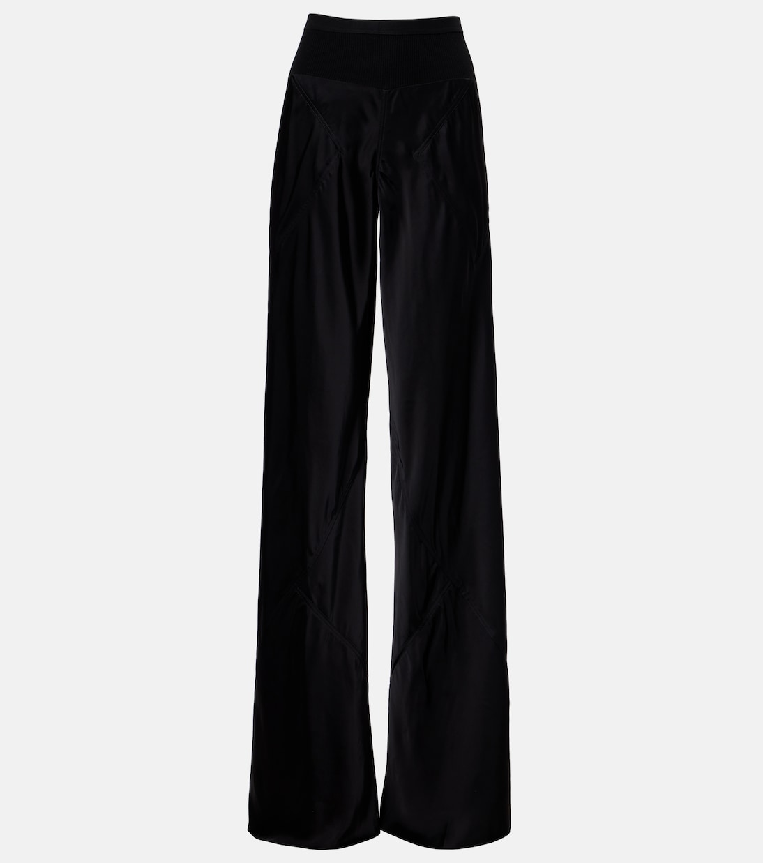 Bias cady crêpe cady wide-leg pants | Rick Owens