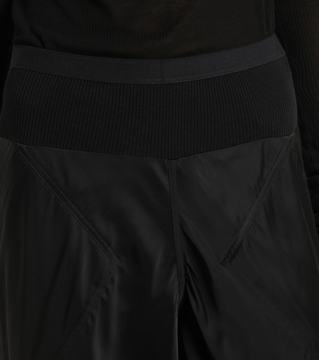 Bias cady crêpe cady wide-leg pants | Rick Owens