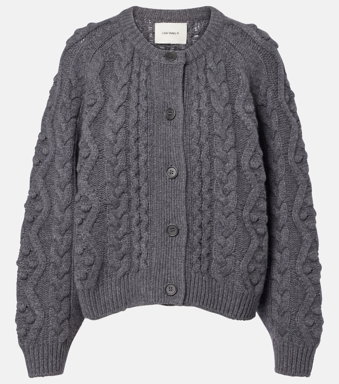 Winroe cable-knit cashmere cardigan | Lisa Yang