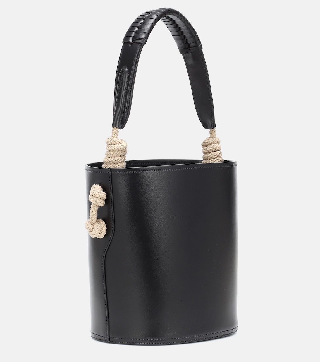 Bucket Bag Tambour aus Leder | Prada