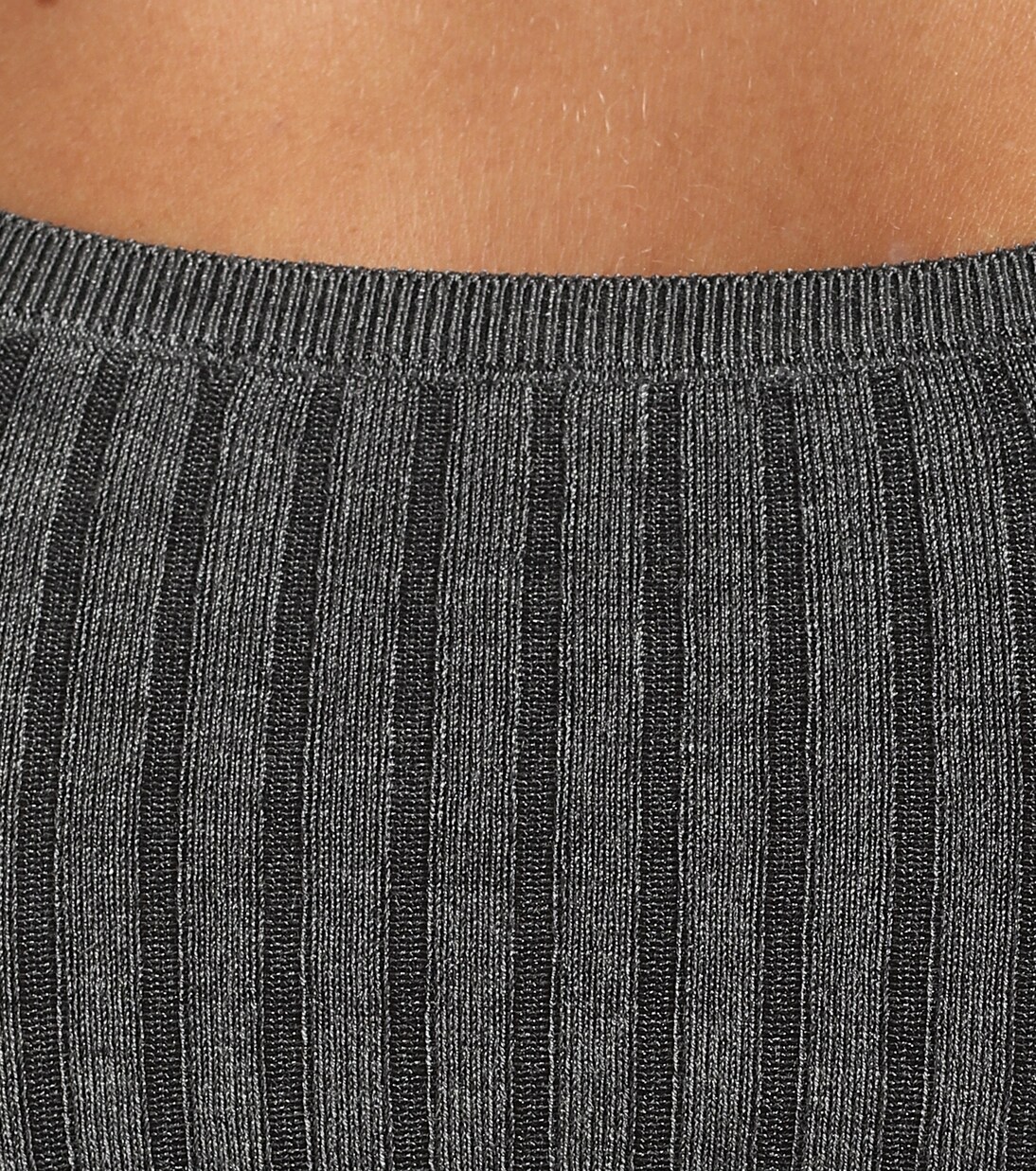 Ribbed-knit stretch silk-blend bra | Prada