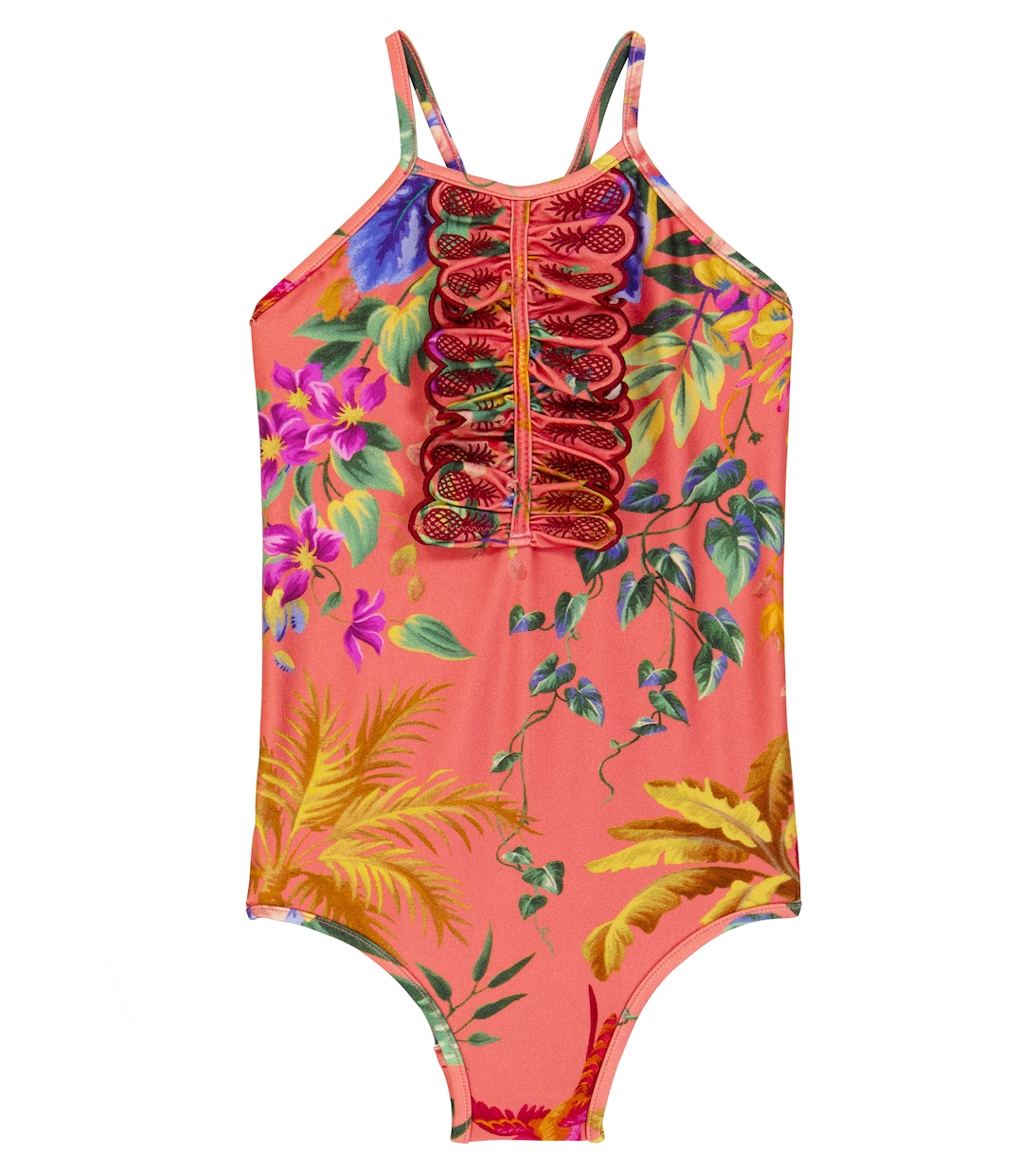 Tropicana floral swimsuit | Zimmermann Kids