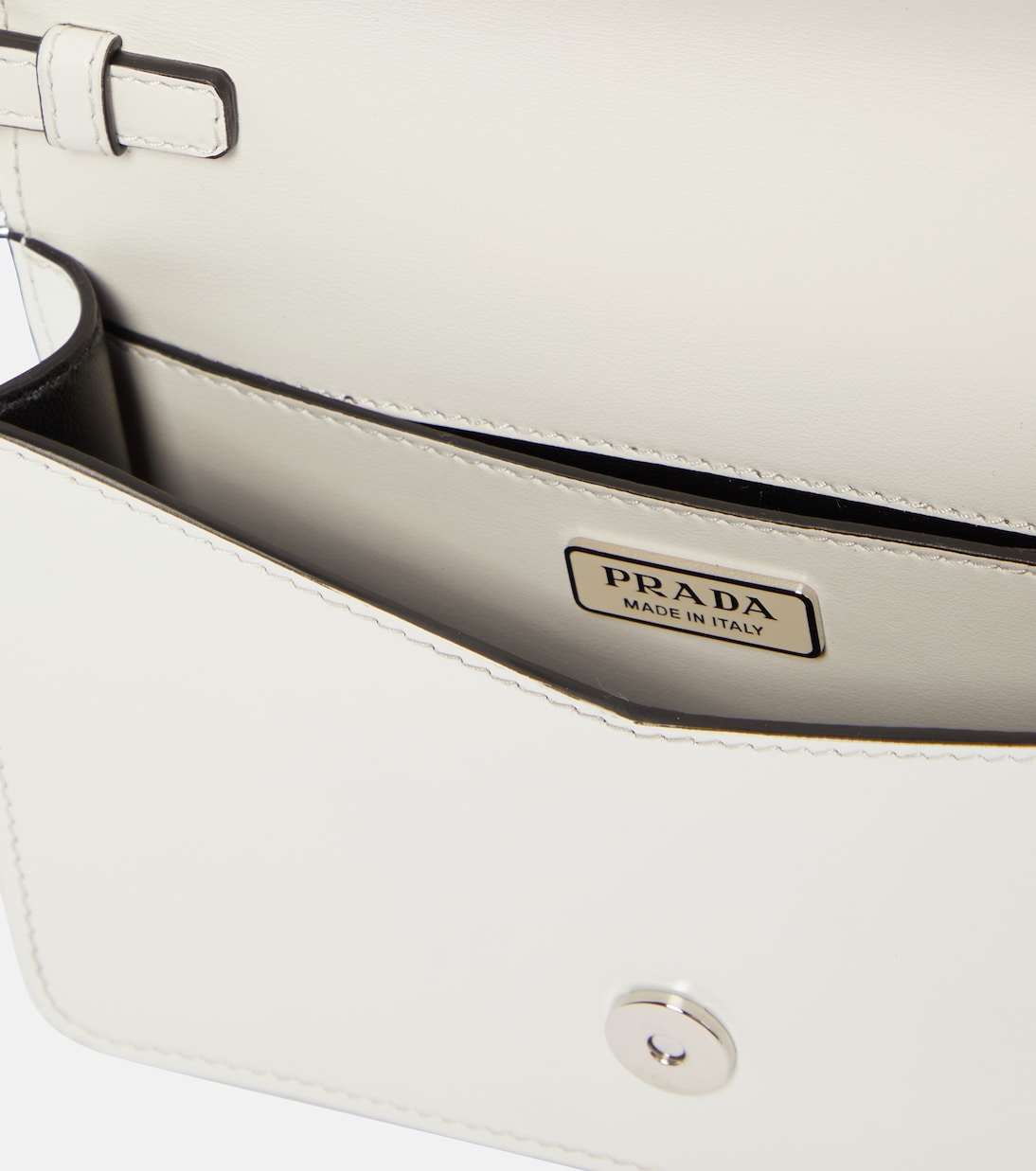 Schultertasche Triangle Mini aus Leder | Prada