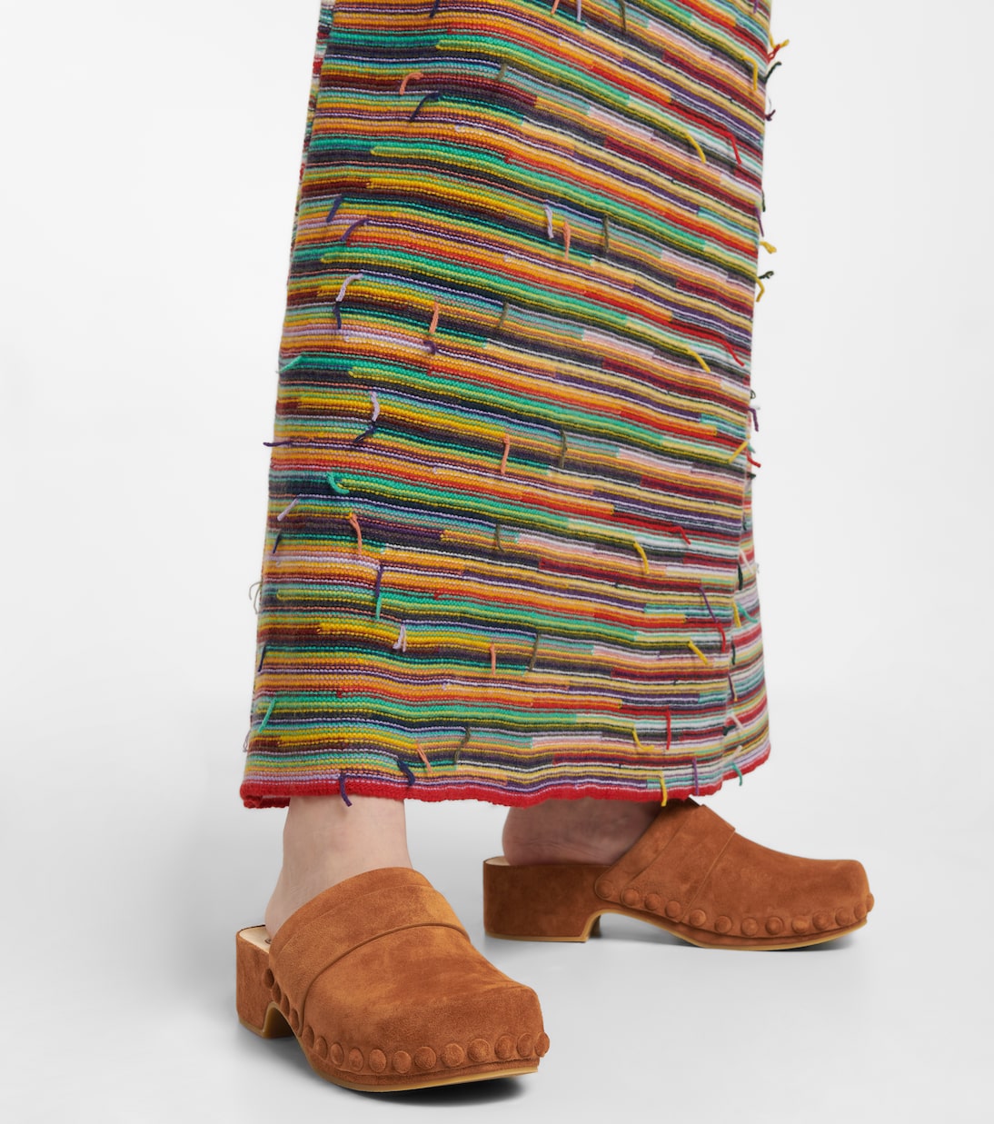 Clogs Joy aus Veloursleder | Chloé