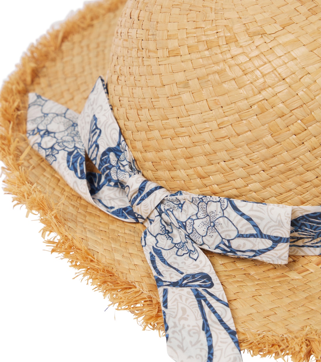 Raffia hat with bow | Tartine et Chocolat