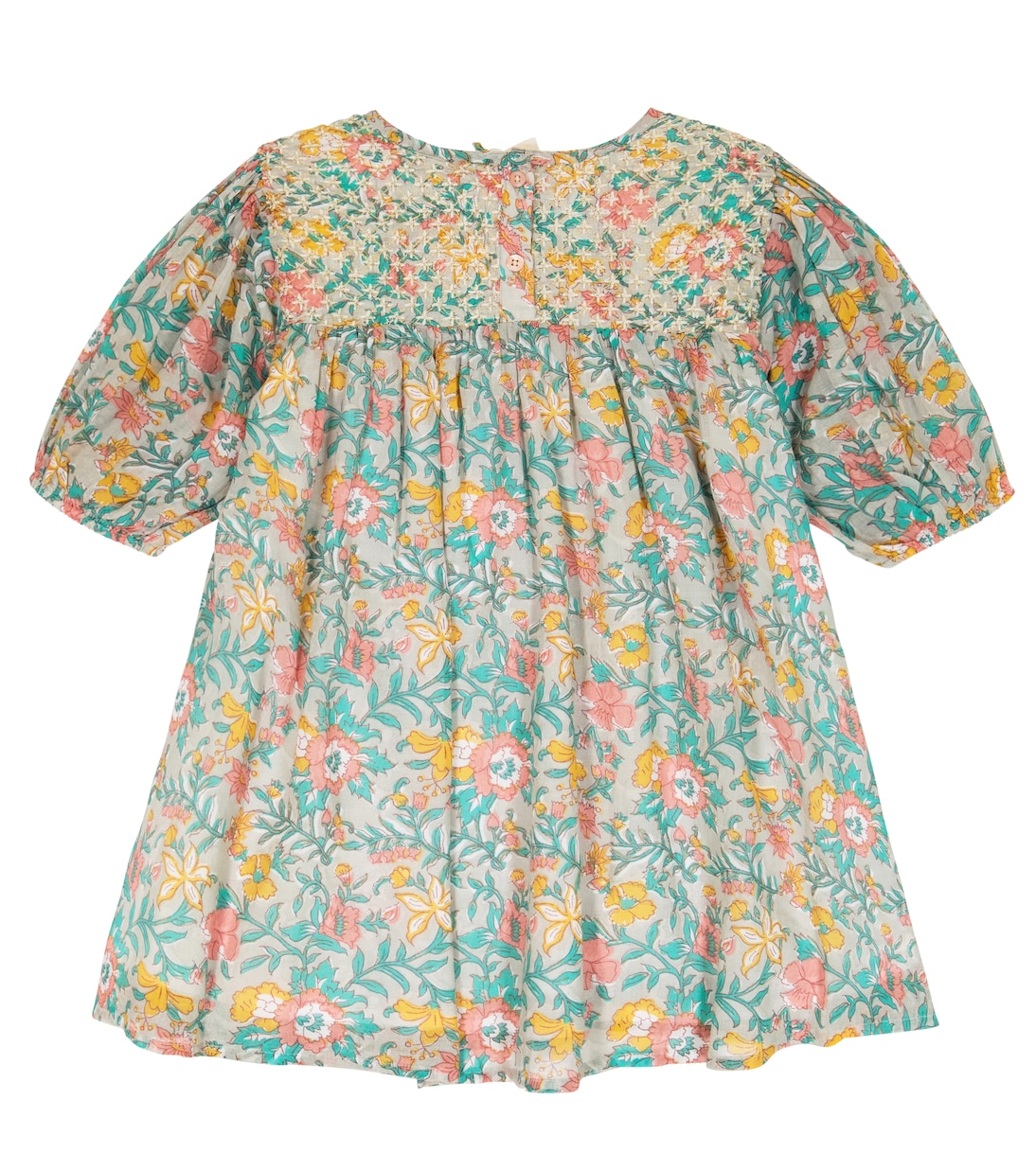 Robe Eugenie en coton à fleurs | Louise Misha