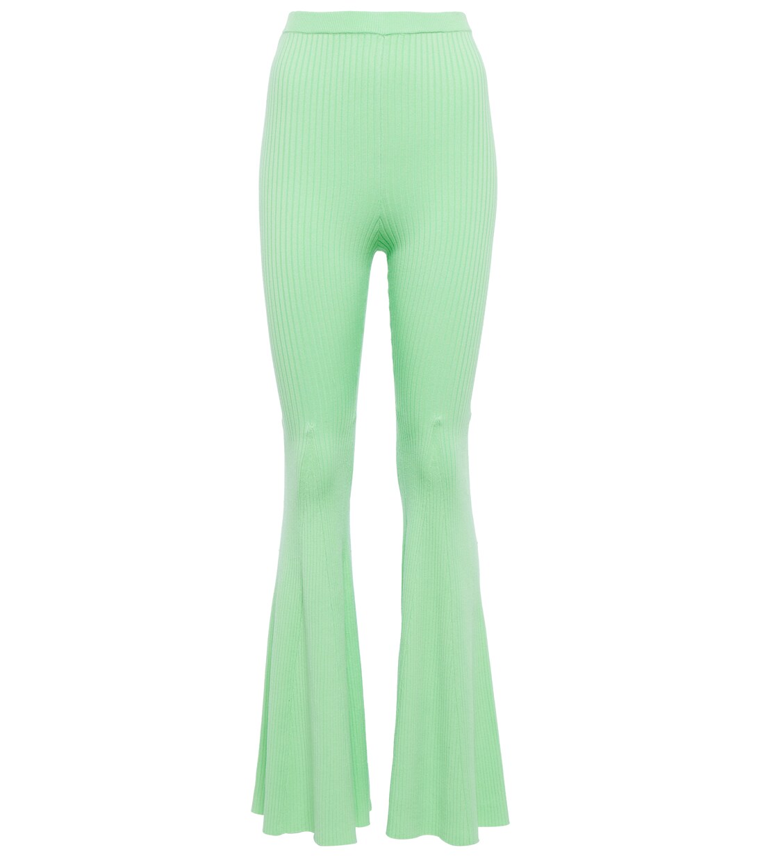 Pantalon évasé à taille haute | Self-Portrait