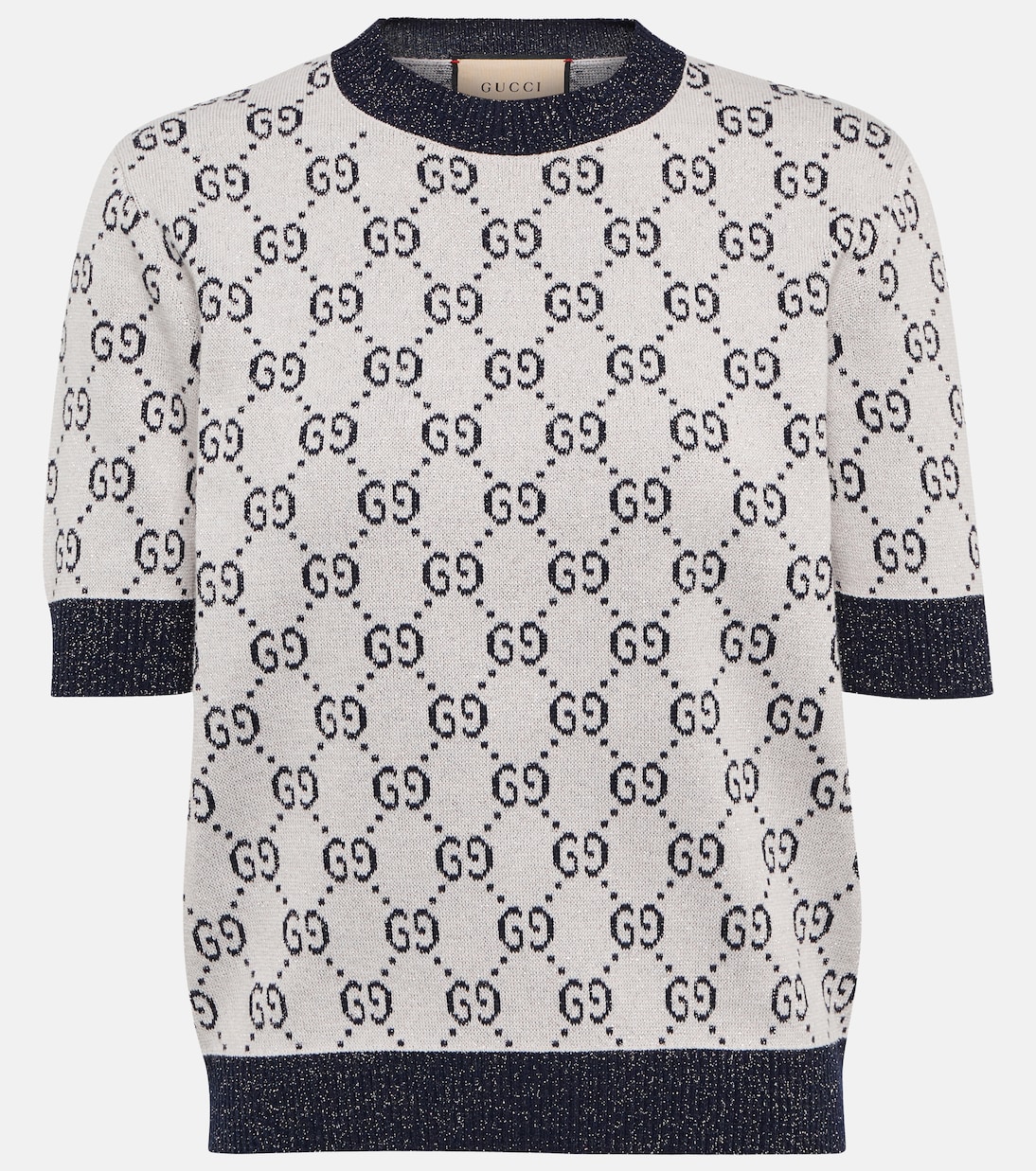 Cotton-blend lamé top | Gucci