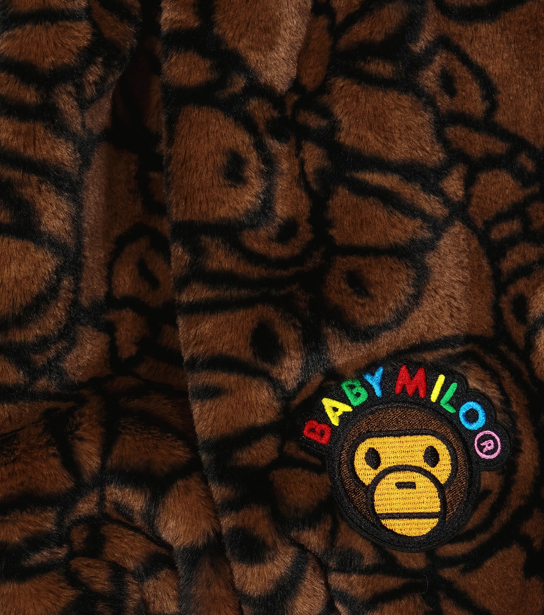 All Baby Milo® printed faux shearling skirt | BAPE Kids