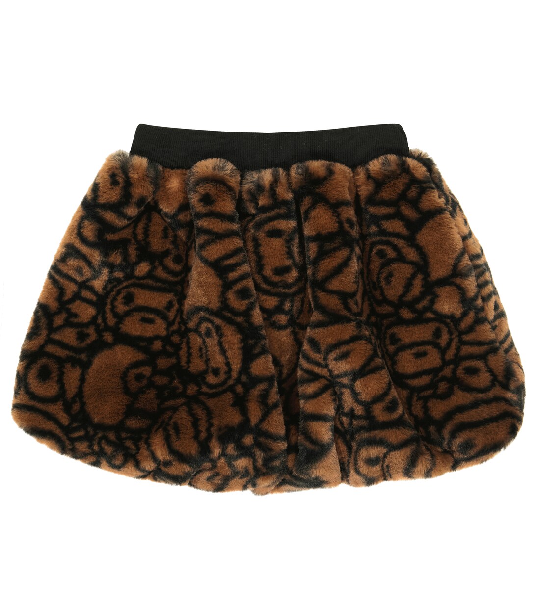 All Baby Milo® printed faux shearling skirt | BAPE Kids