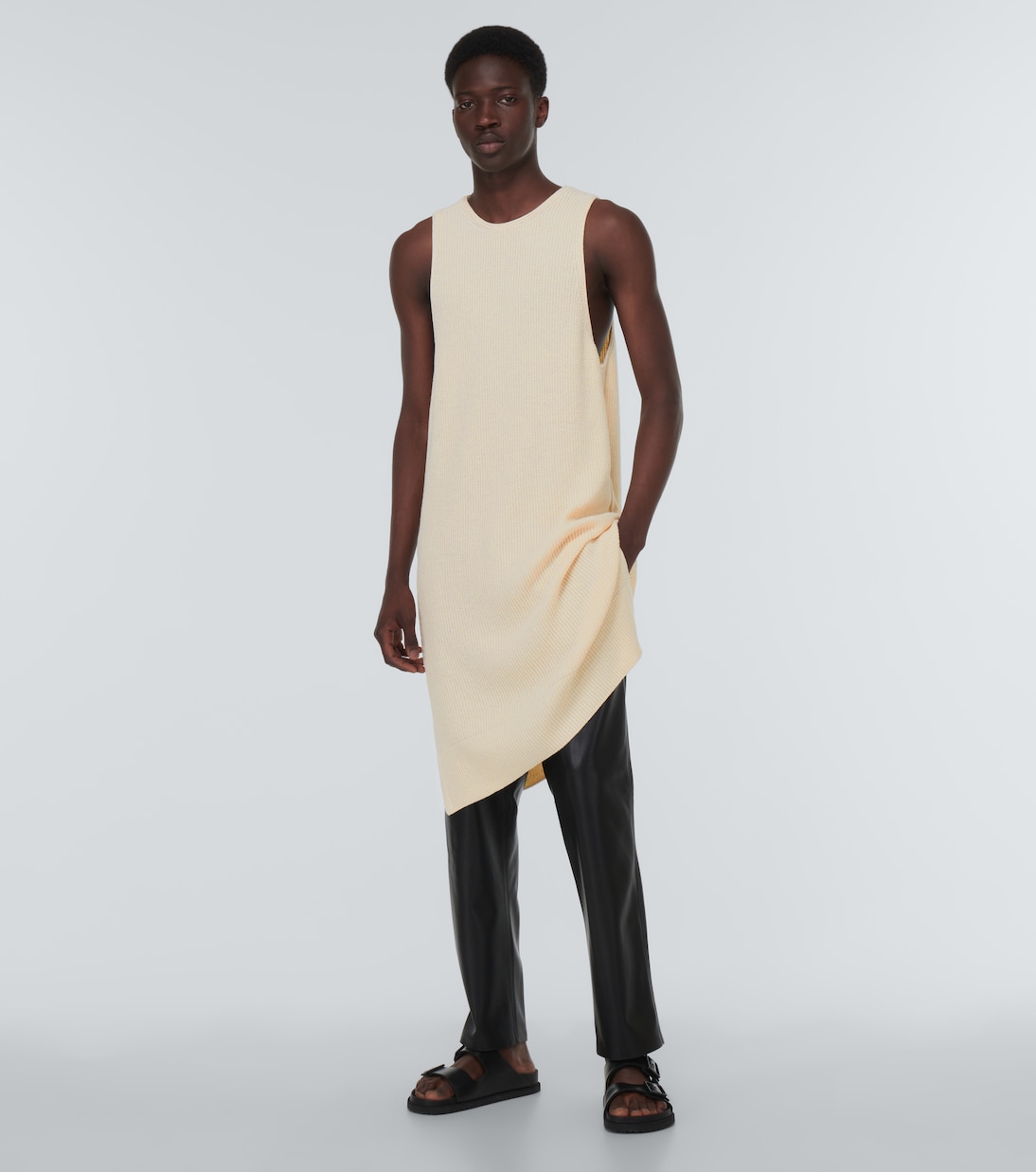 Zeno cotton-blend tank top | Nanushka