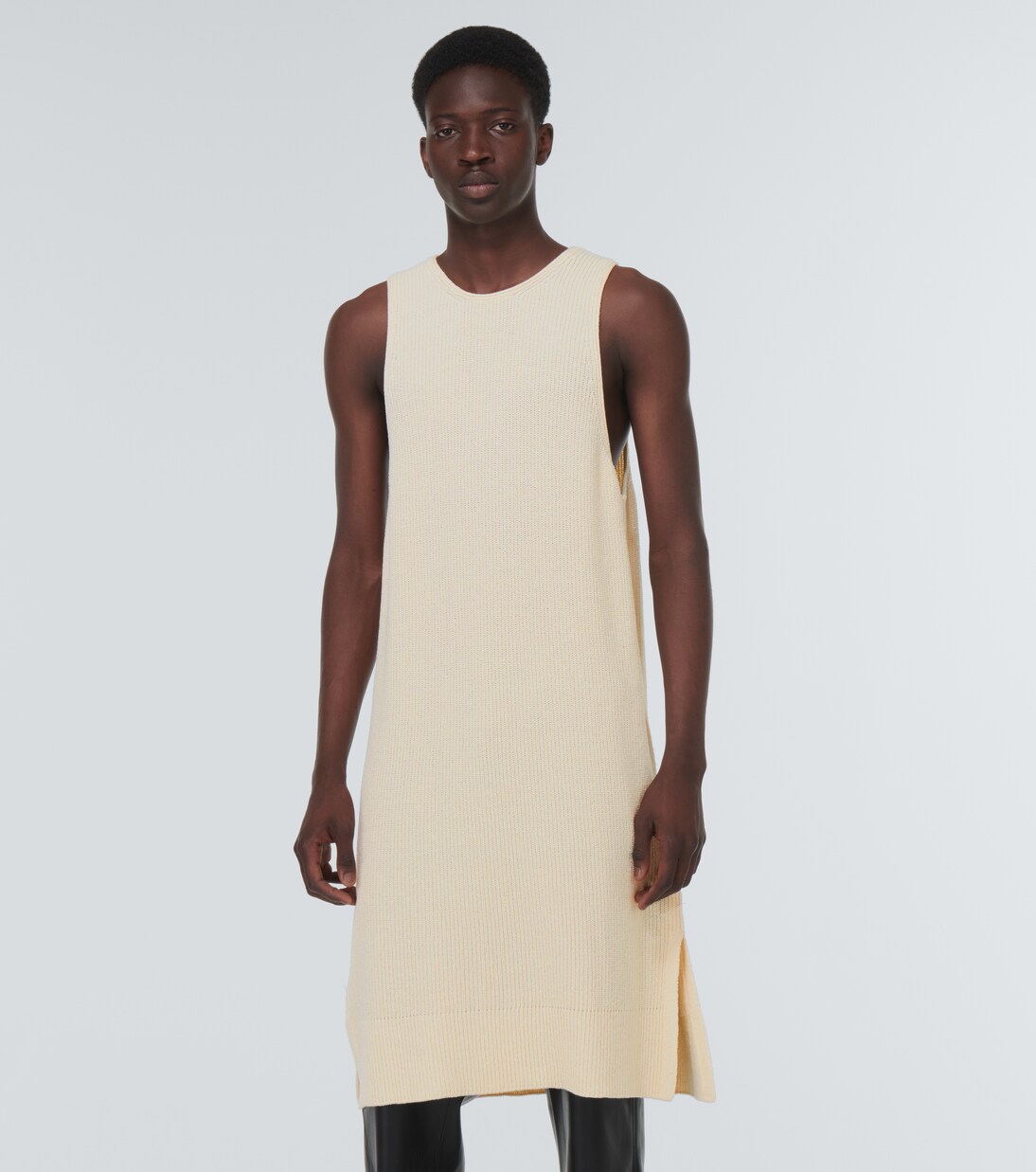 Zeno cotton-blend tank top | Nanushka