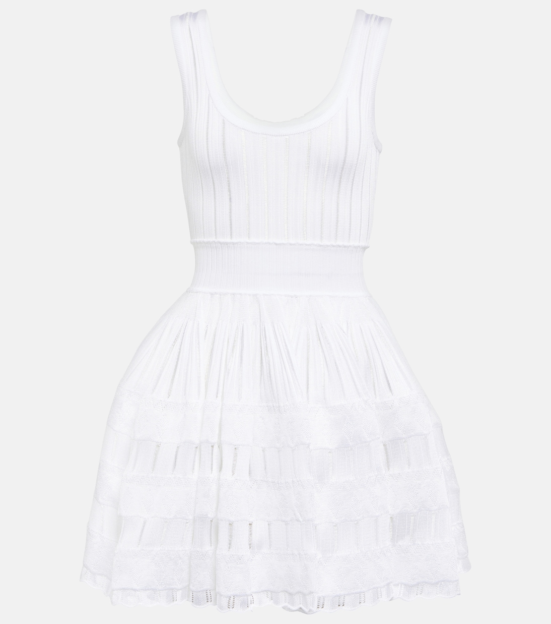 Minikleid Crinoline aus Rippstrick | Alaïa