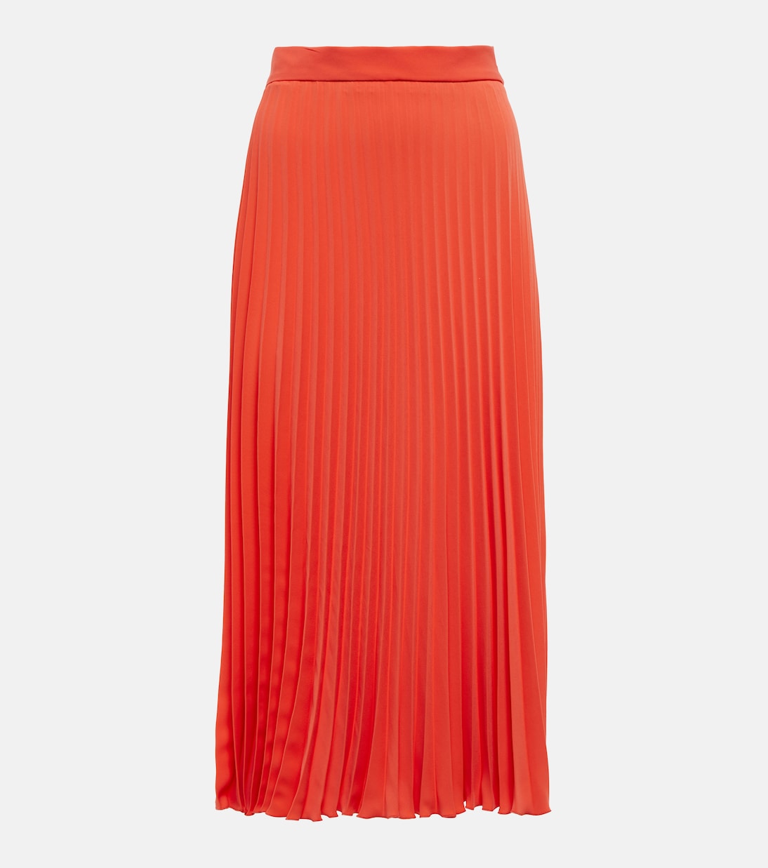 Pleated crêpe midi skirt | MM6 Maison Margiela