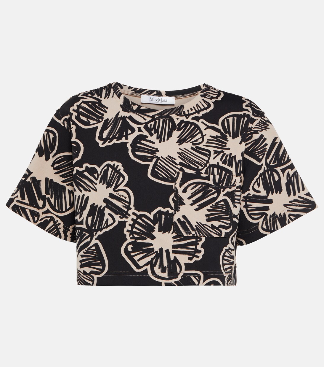 Apotema floral crop top | Max Mara