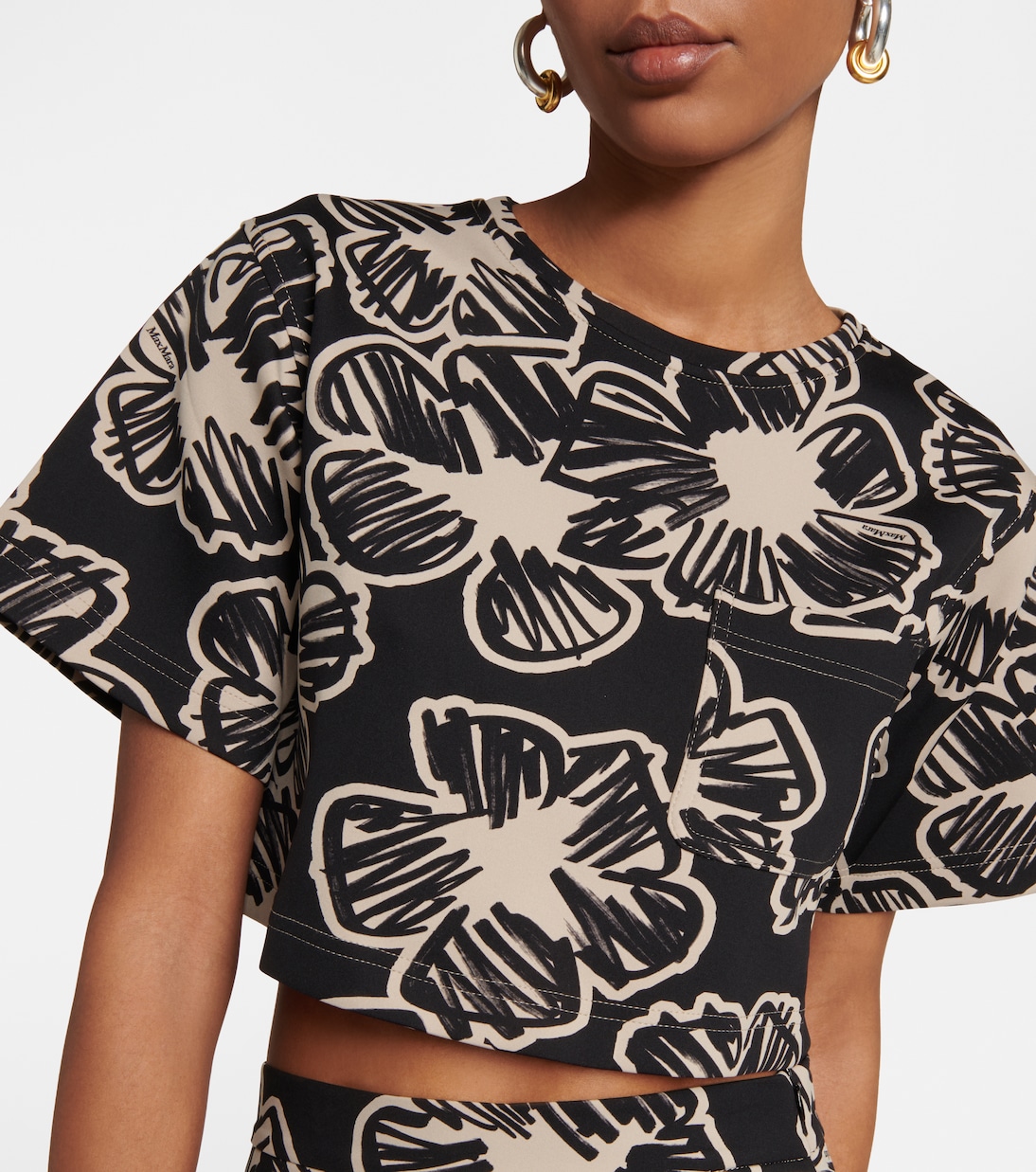 Apotema floral crop top | Max Mara