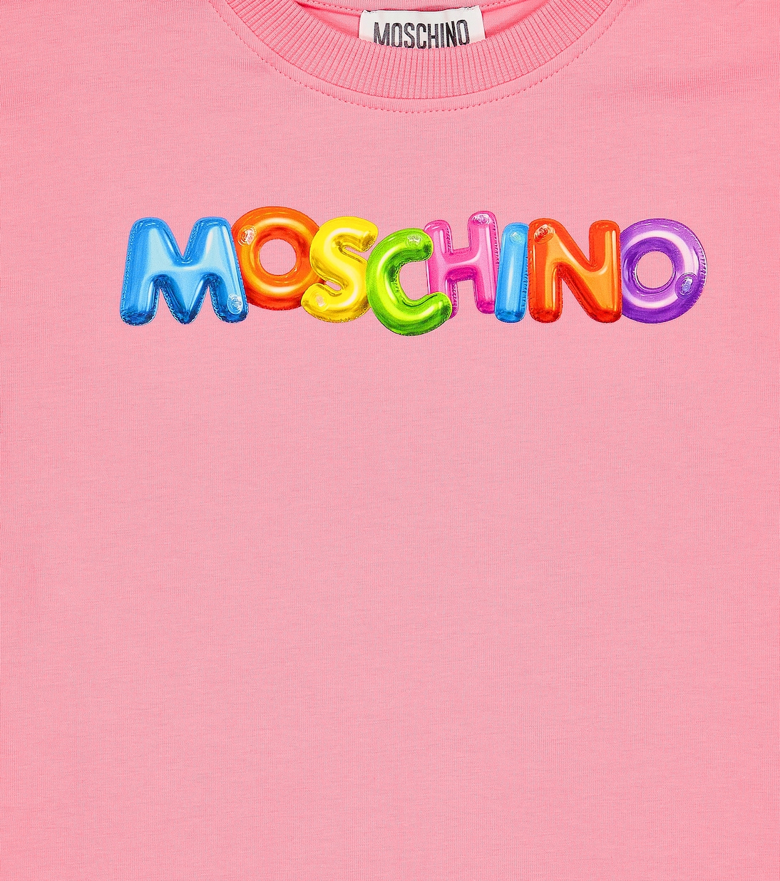 Logo cotton-blend T-shirt dress | Moschino Kids