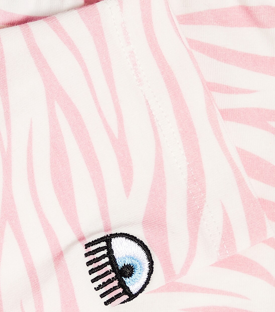 x Chiara Ferragni Baby zebra-print cotton-blend leggings | Monnalisa