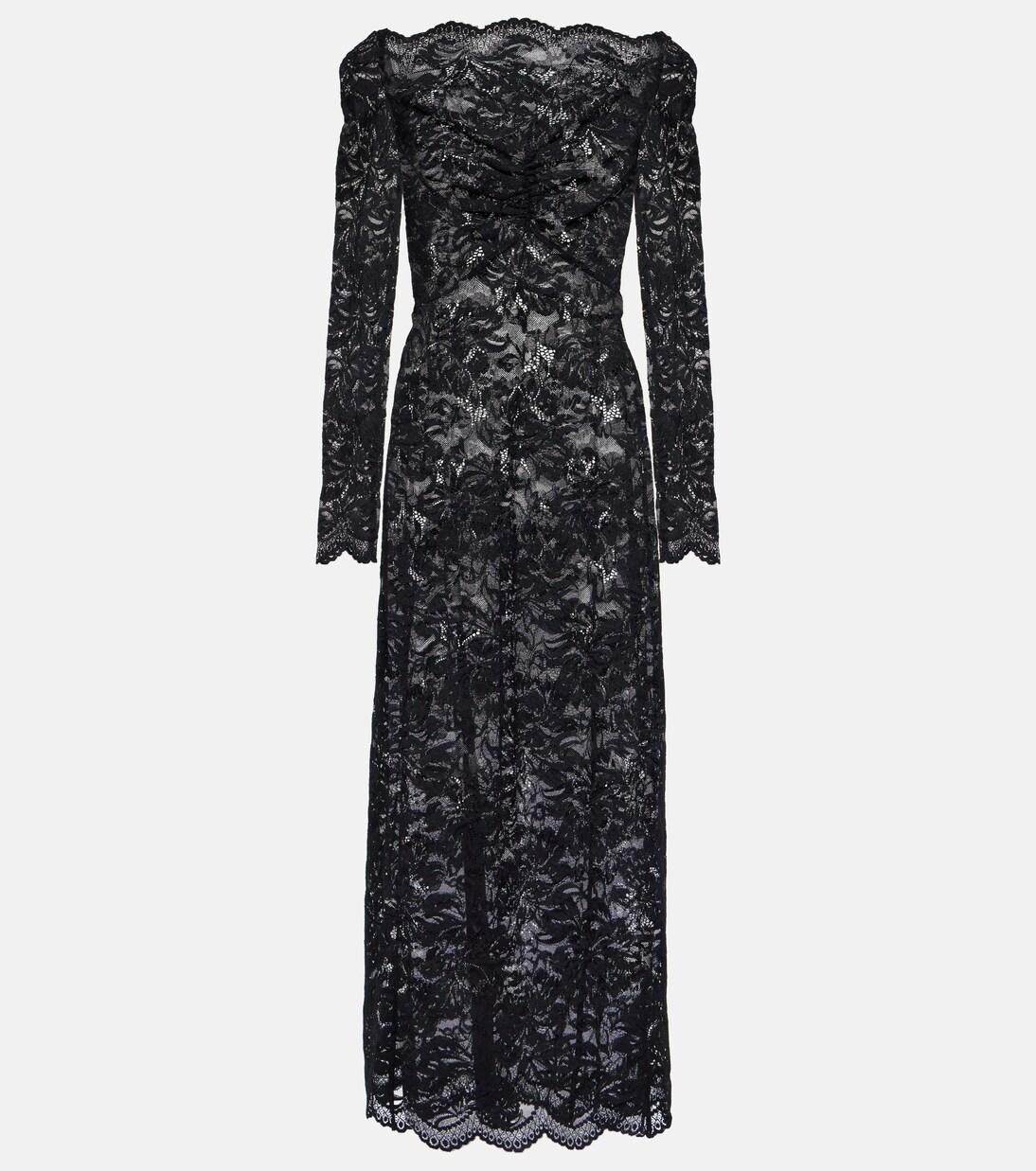 Floral lace maxi dress | Rabanne