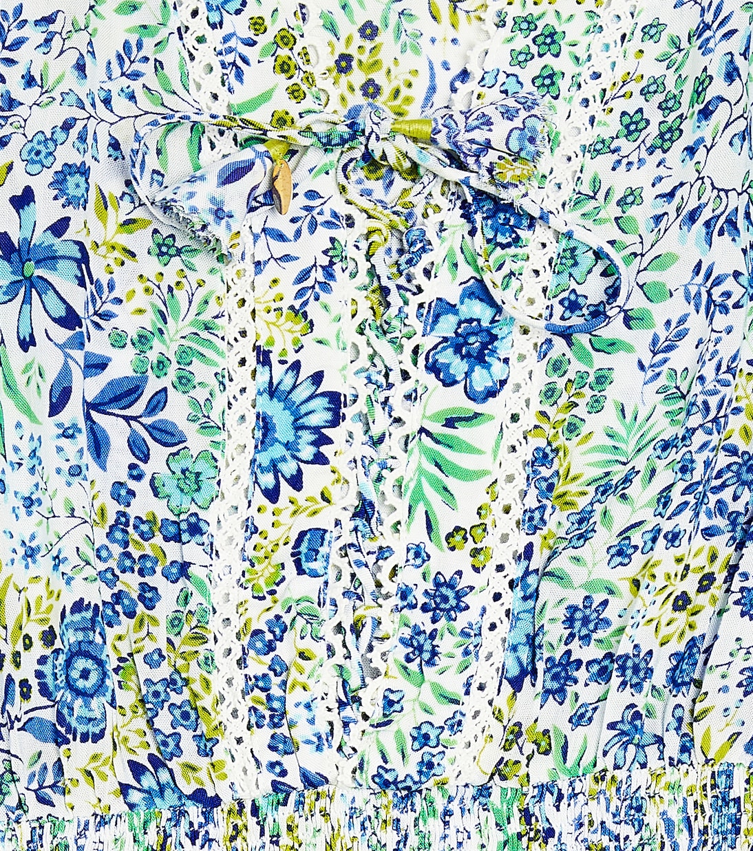 Anais printed ruffled dress | Poupette St Barth Kids