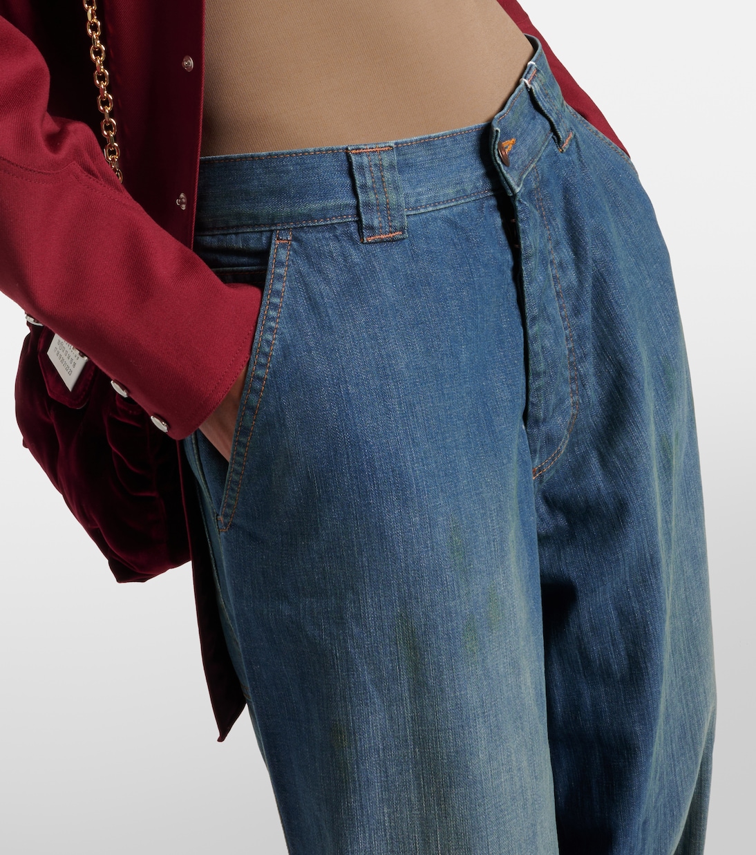 Mid-Rise Wide-Leg Jeans Americana | Maison Margiela