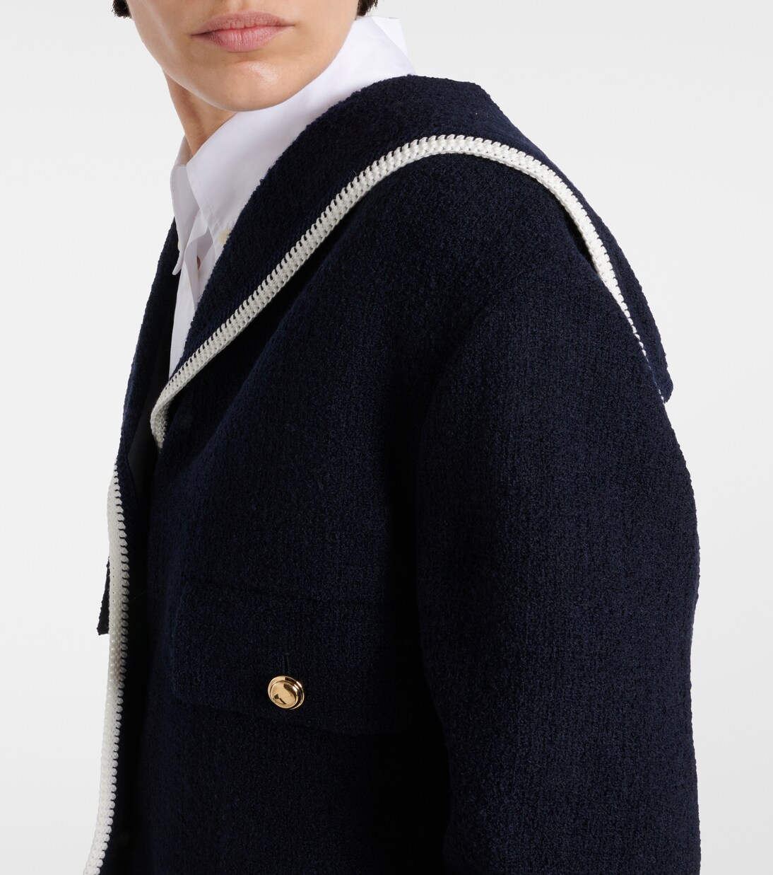 Cropped-Jacke aus Tweed | Miu Miu