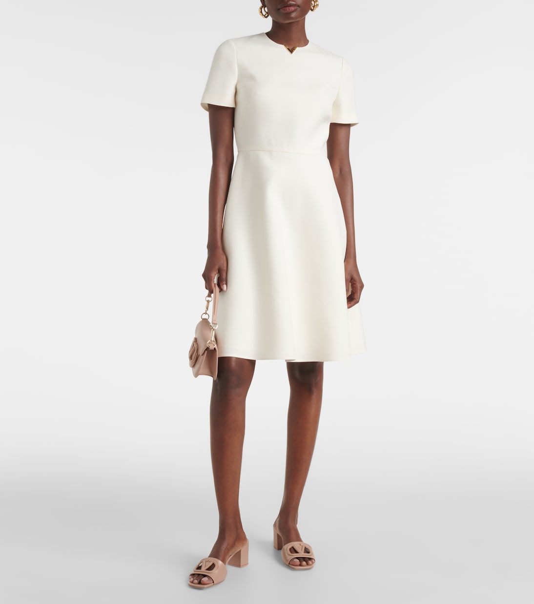 Robe en laine et soie | Valentino