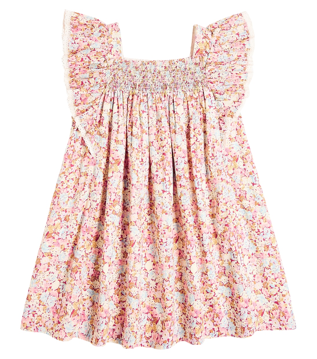 Martine ruffled floral cotton dress | Louise Misha