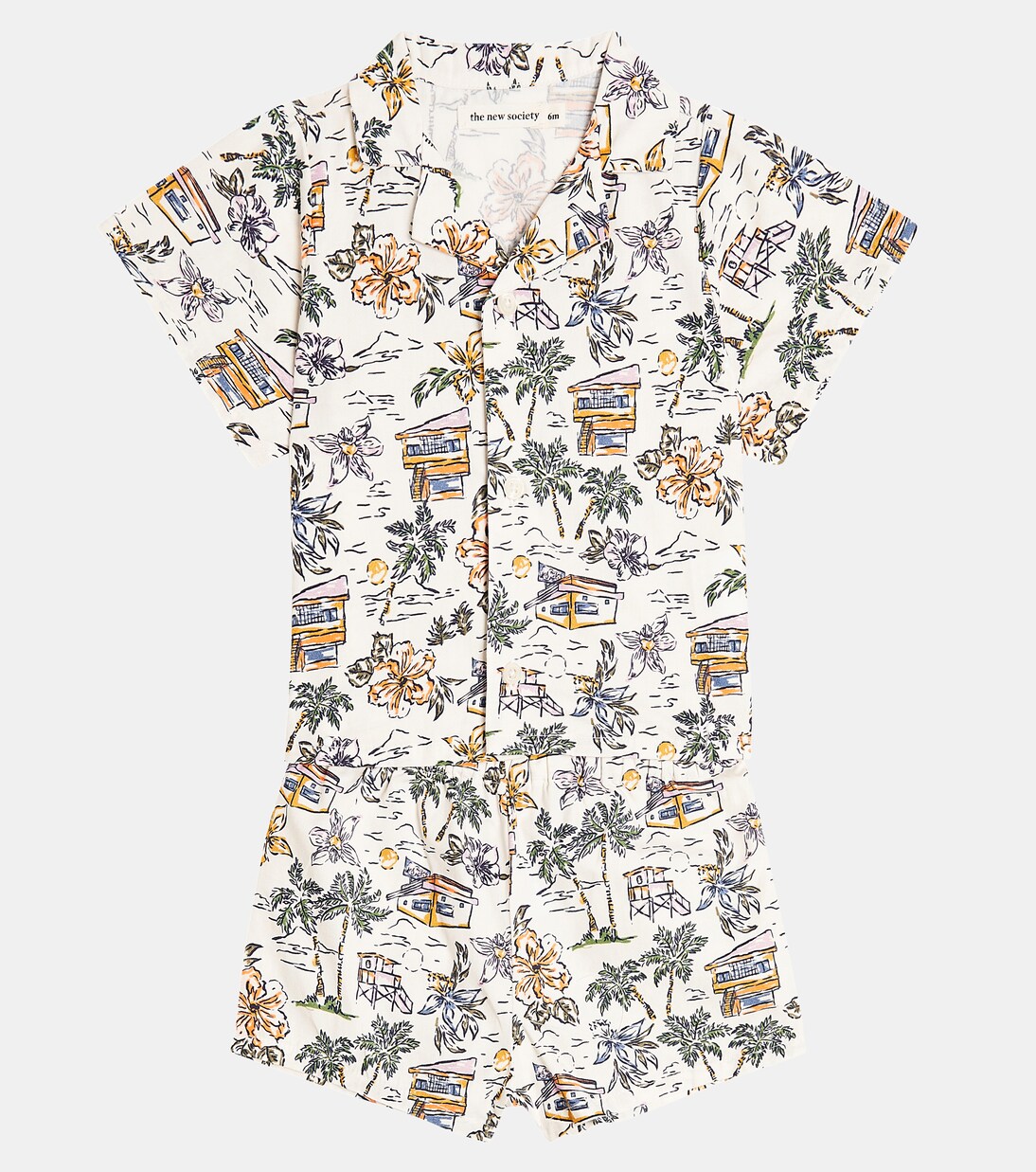 Baby Belmont cotton shirt and shorts set | The New Society