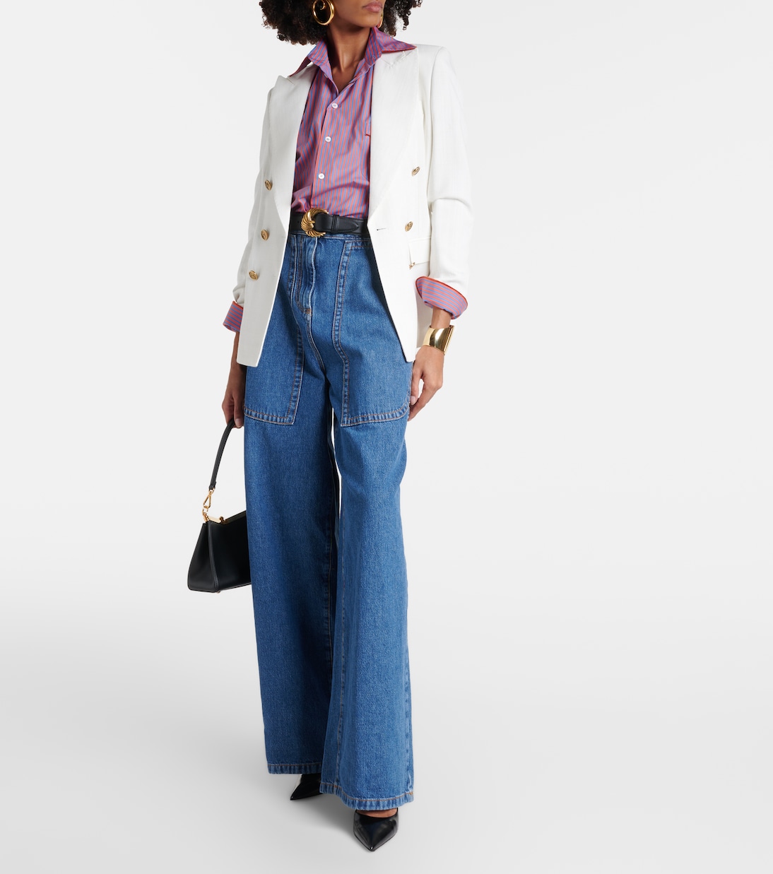 High-rise wide-leg jeans | Etro