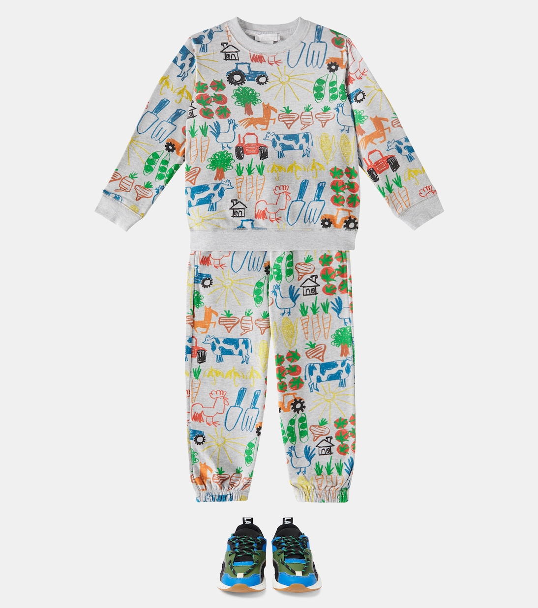 Printed cotton tracksuit | Stella McCartney Kids