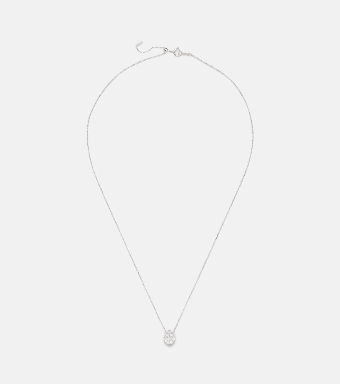 Collier Floating en or blanc 18 ct et diamants | Persée